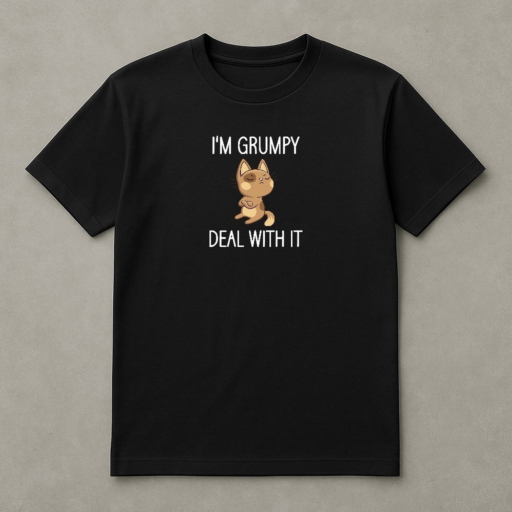 "Urban Stitch Tees" Unisex T-shirt Black Color Sarcastic Design